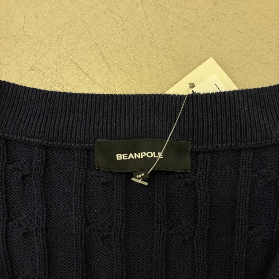 빈폴 네이비 케이블 가디건 상품이미지3