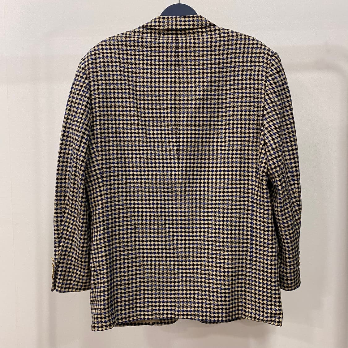 지방시 무슈 금장 울 쉐퍼드 체크 블레이저 상품이미지2