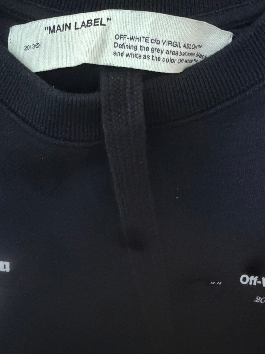 Off-white Incompiuto 픽토그램 맨투맨 m 상품이미지4