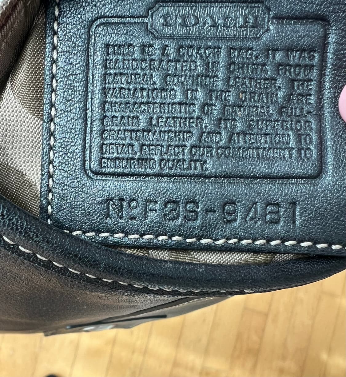 올드코치 블랙소호가죽크로스백 버클숄더백 coach soho 상품이미지5