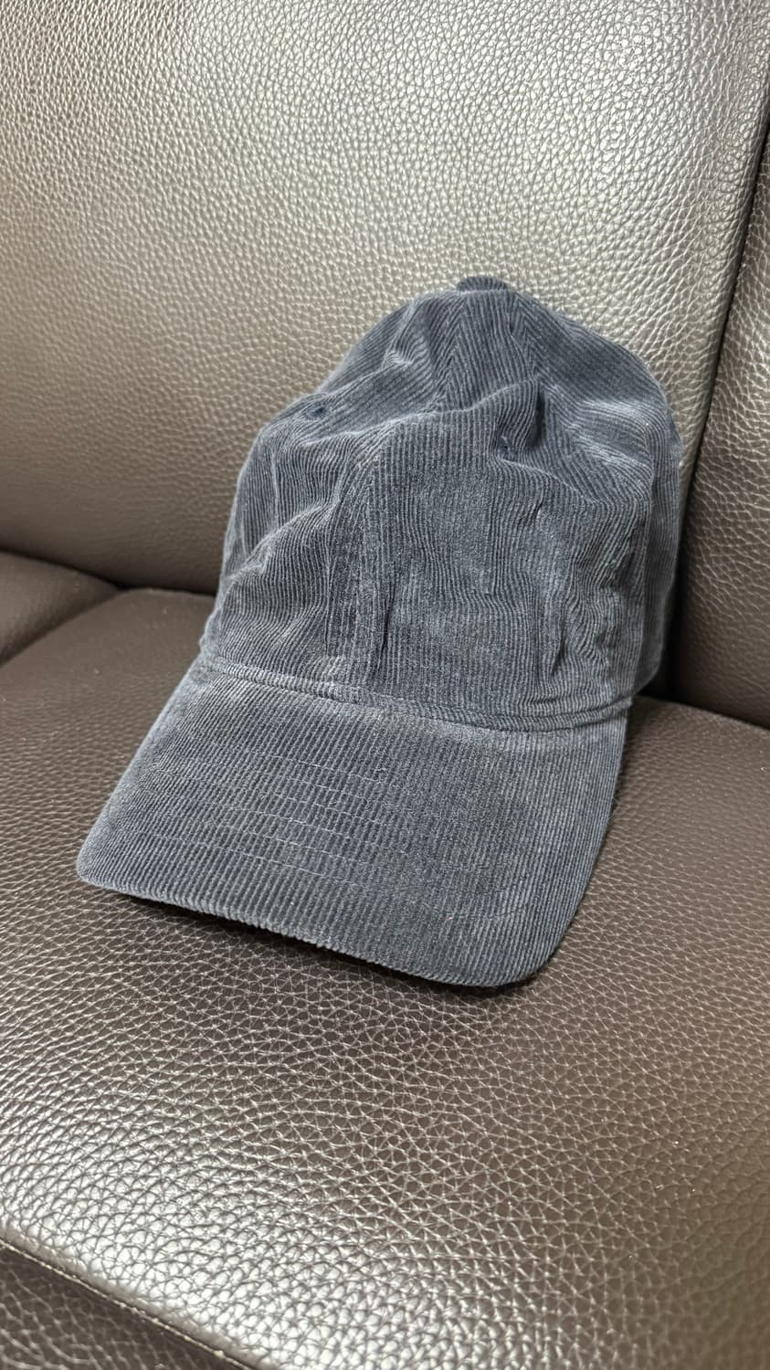 [NON DEFINE] 코듀로이 네이비 볼캡 상품이미지1