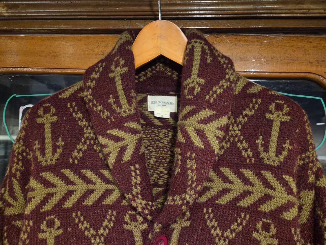 오베이 숄칼라 카디건 상품이미지5