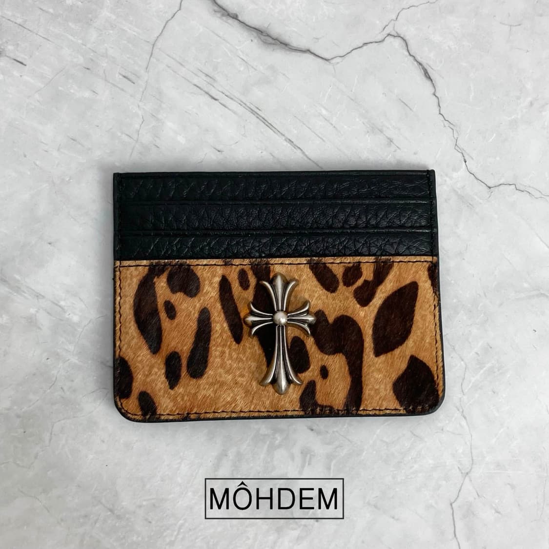 [Unisex]홀더 송치털 크롬 카드지갑 상품이미지4