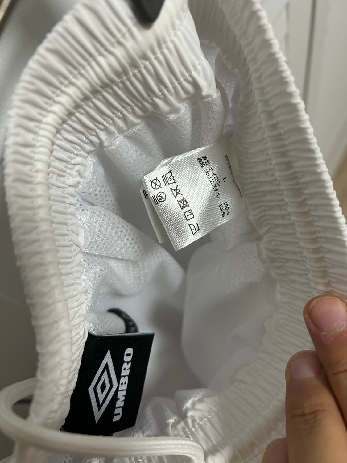 와코마리아 엄브로 트랙팬츠 화이트 L사이즈 상품이미지4