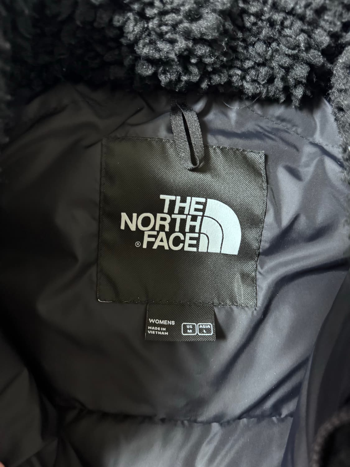 (W) 노스페이스 쉐르파 뽀글이 눕시 자켓 블랙 상품이미지4