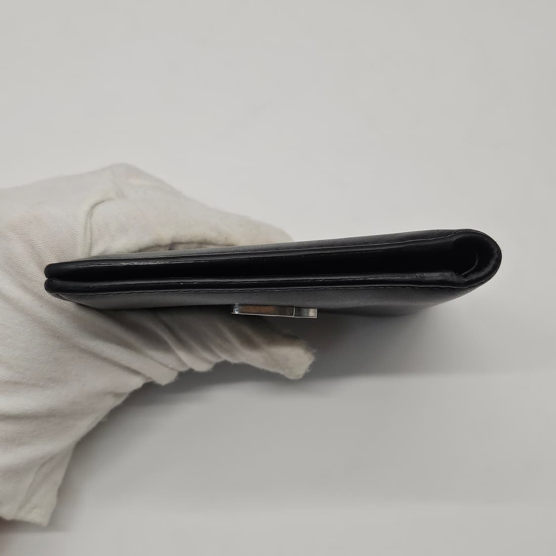 정품 입생로랑 은장 로고 남성 반지갑 상품이미지7