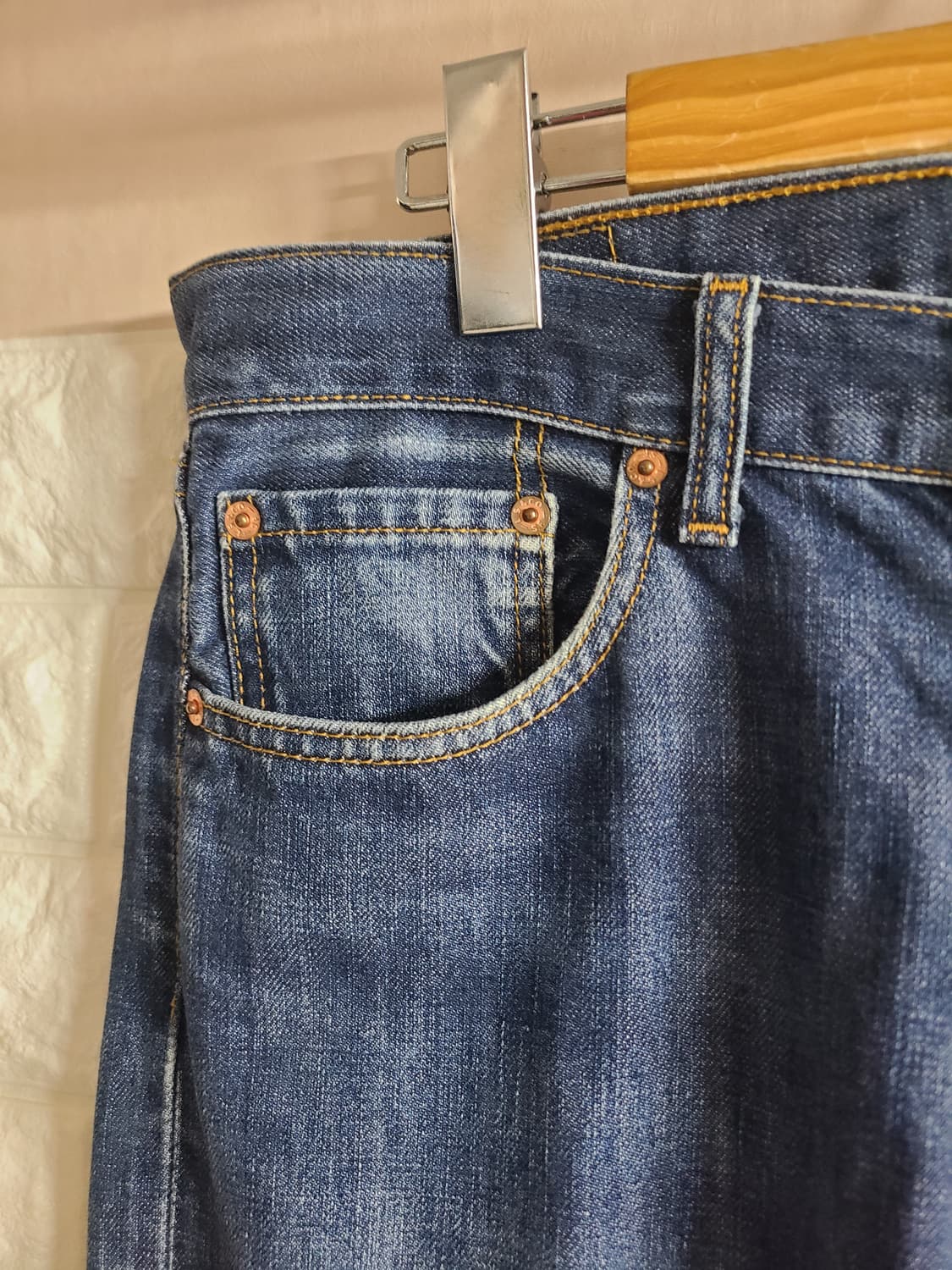 리바이스 505 데님 청바지(33) 상품이미지2