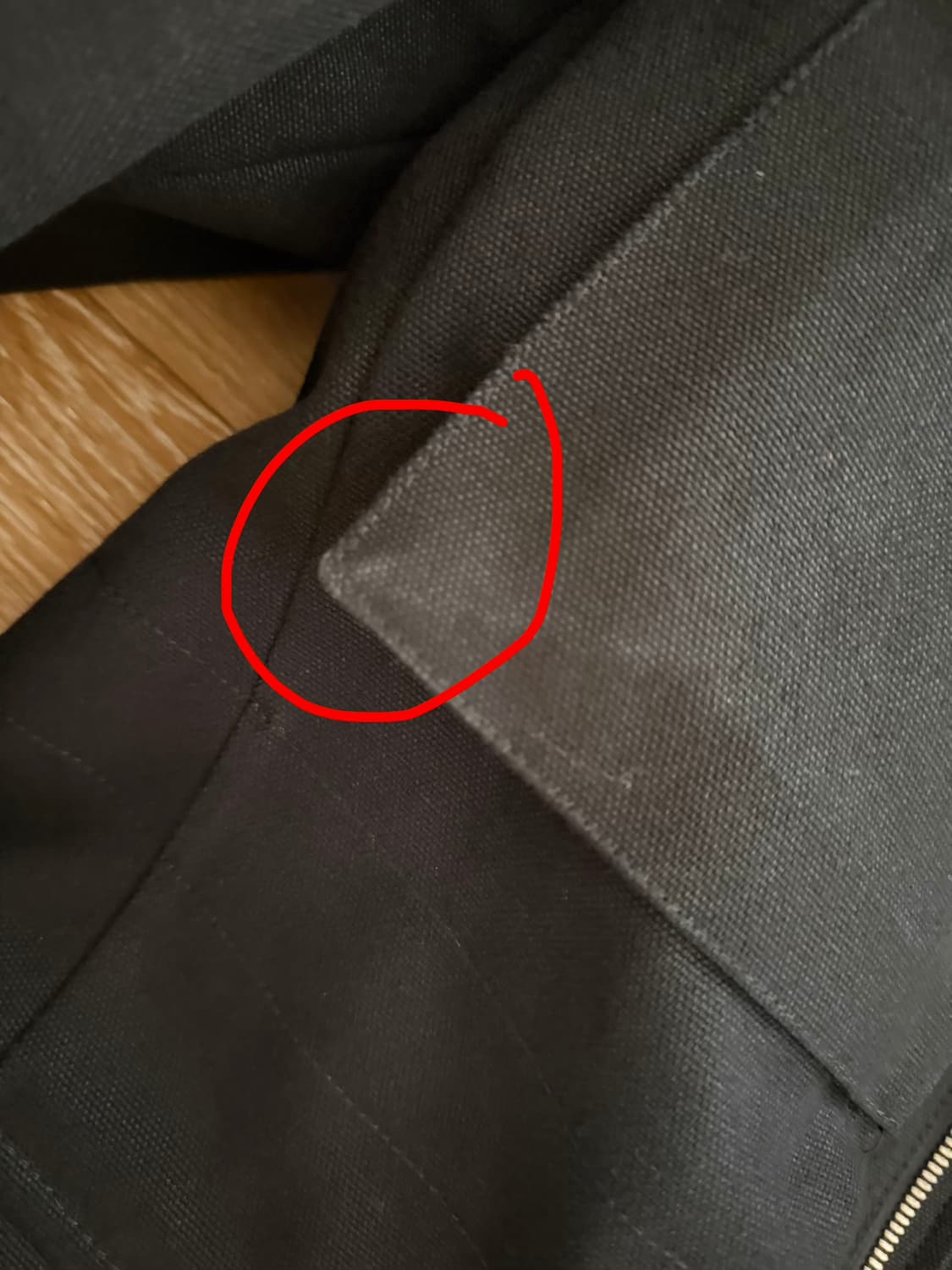 렉토 프렌치 빈티지 밀리터리 캔버스 자켓 블랙 M 상품이미지8