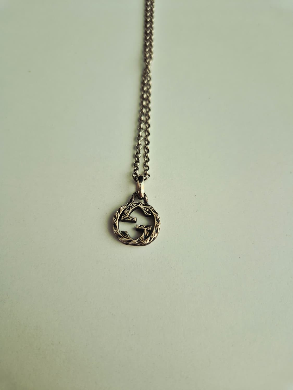 구찌 인터로킹 목걸이 (상태 매우 좋음) 상품이미지4