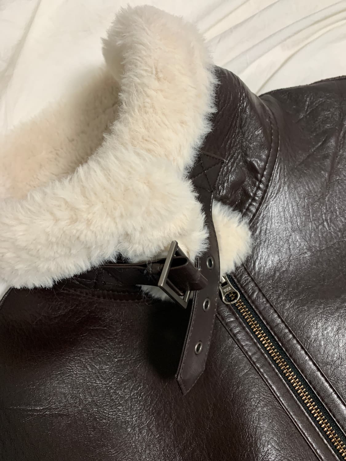 보헴서 무스탕 다크 브라운 상품이미지5