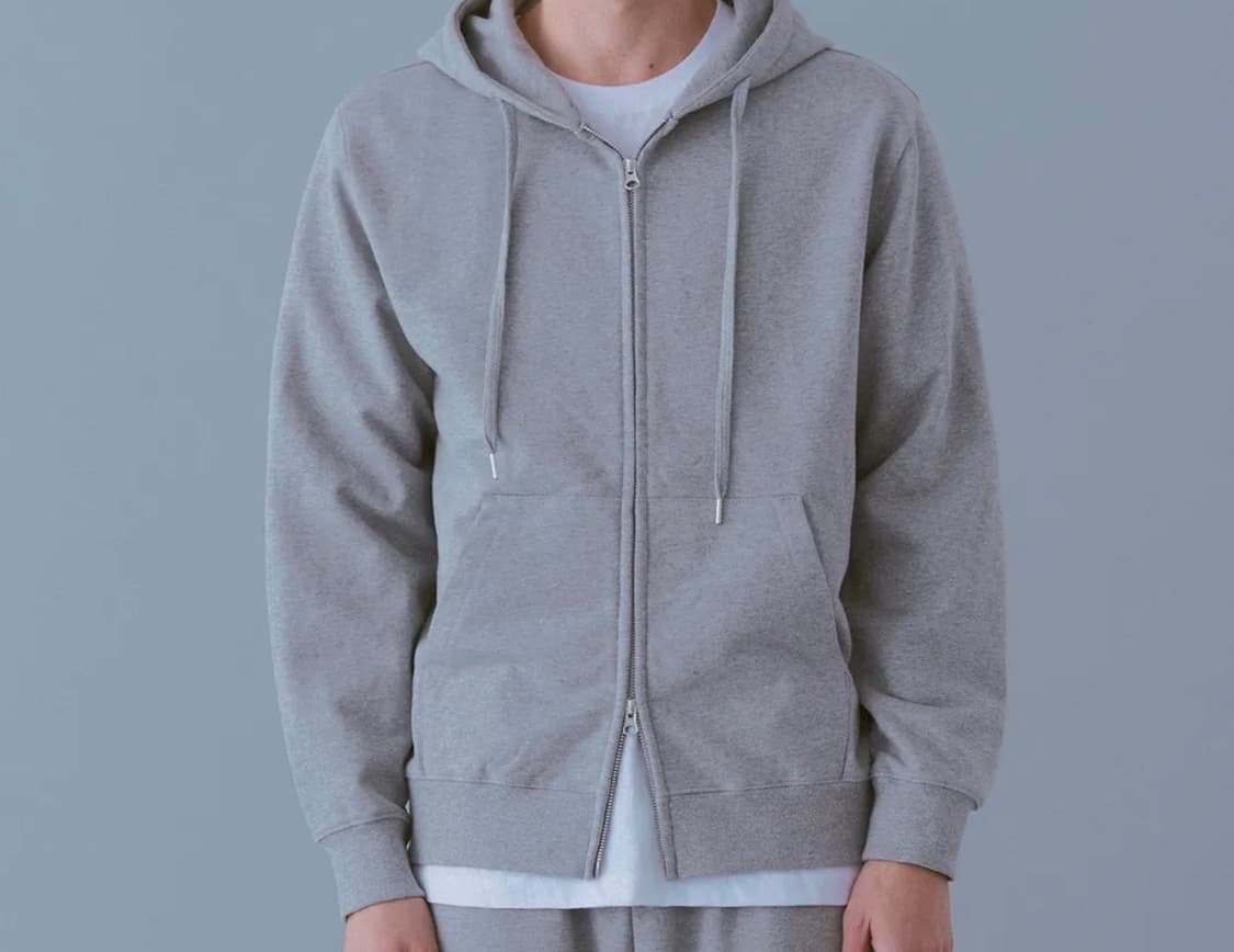 그레이 후드집업 상품이미지1