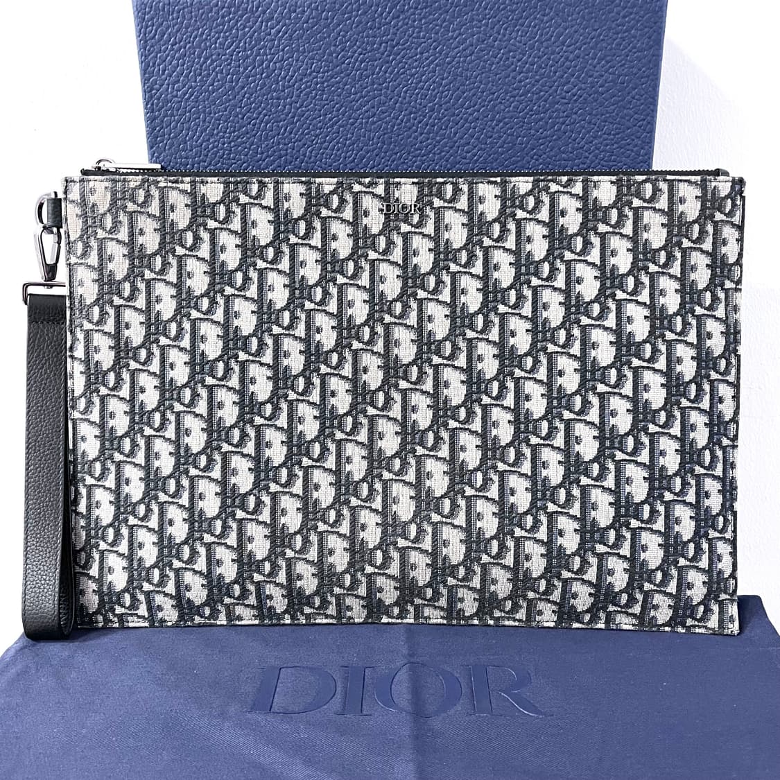 [A급/정품] 디올 A4 오블리크 클러치 백 가방 파우치 상품이미지1