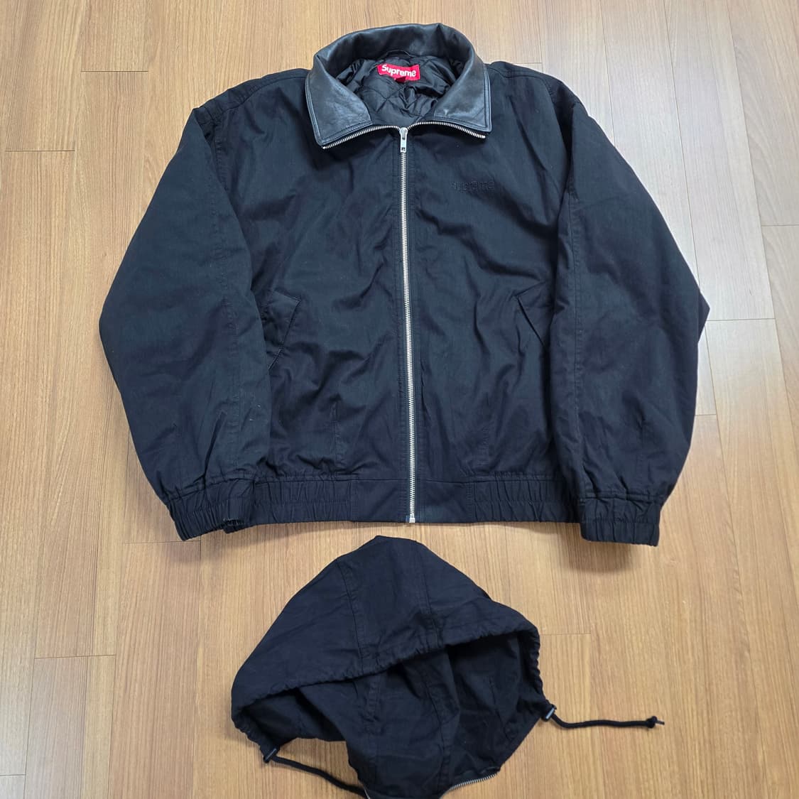 (m) 25ss 슈프림 레더 칼라 유틸리티 자켓 상품이미지1