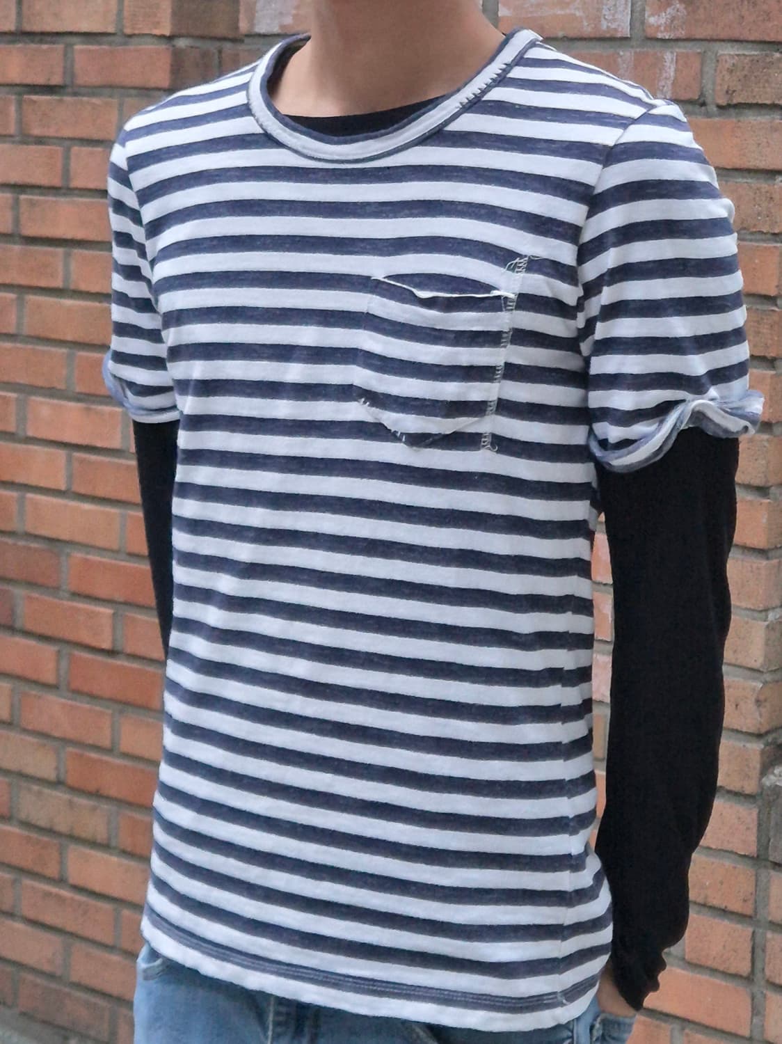 Vintage Stripe T-shirts 상품이미지2