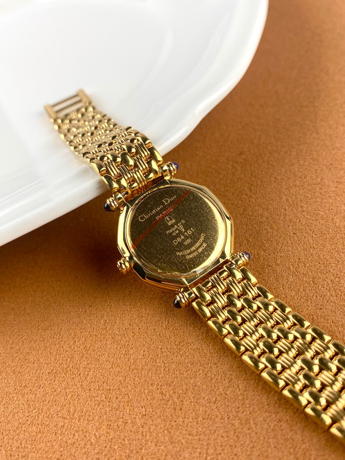 DIOR round octagon gold watch 상품이미지6