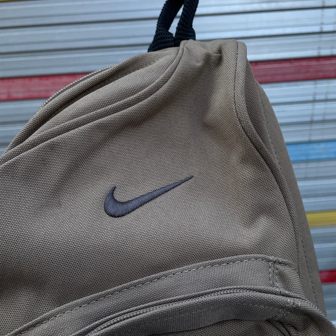 00s 나이키 대장급 브라운 슬링백 멀티포켓 올드스쿨 백팩 가방 상품이미지5