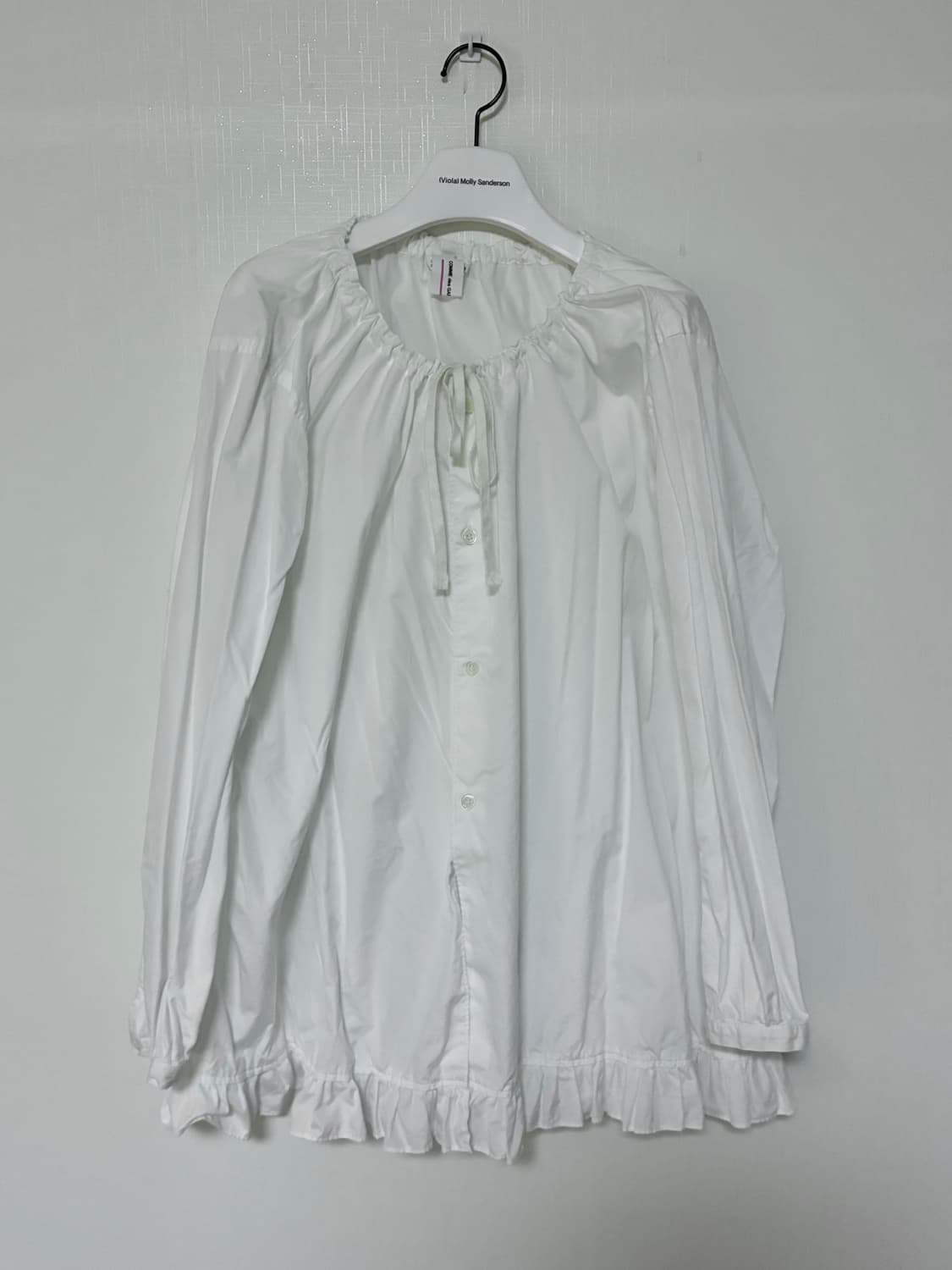 꼼데가르송걸 러플 블라우스 AD2019 상품이미지1