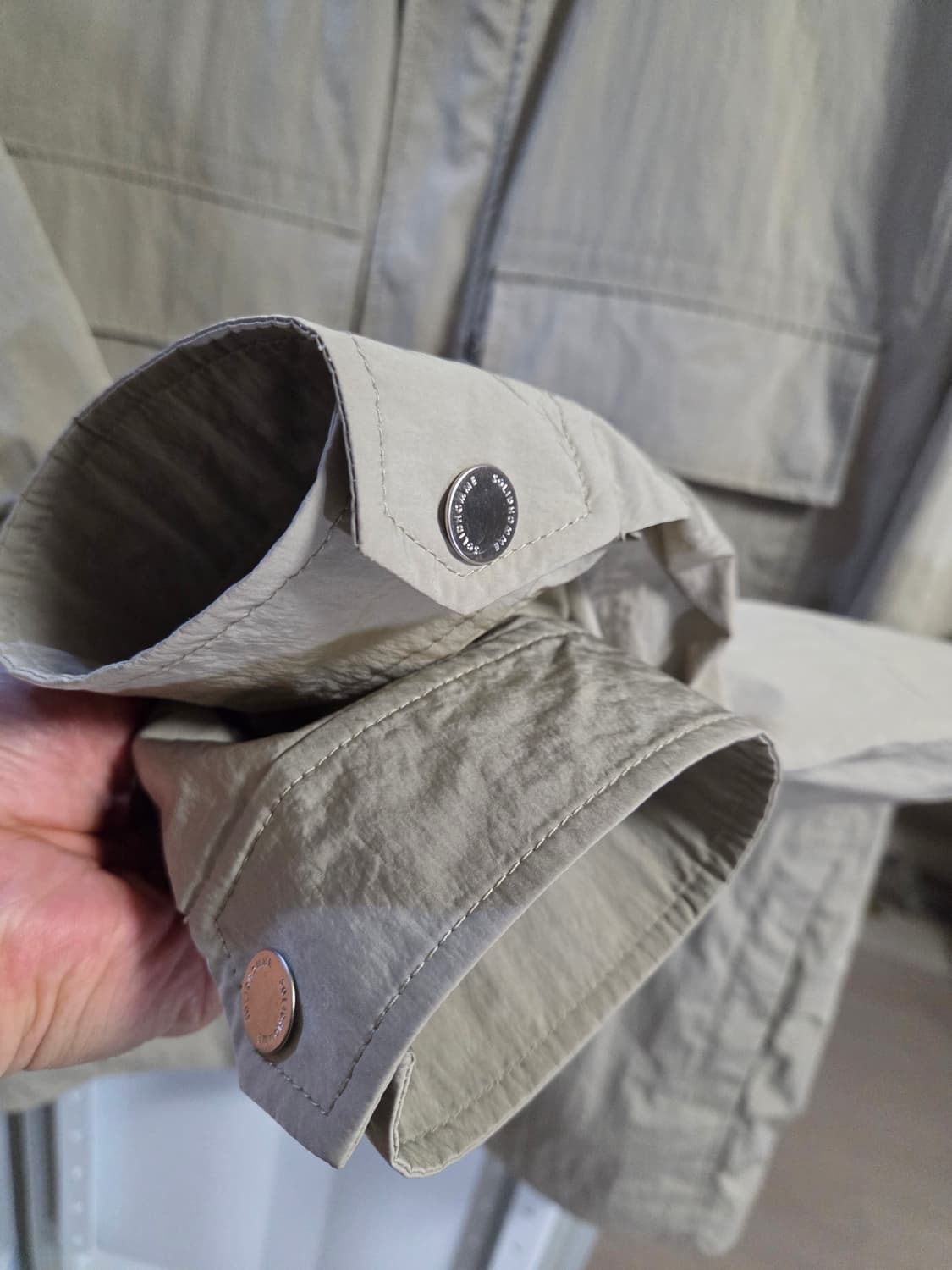 [S급/48] 솔리드옴므 나일론 오버핏 셔켓 상품이미지5