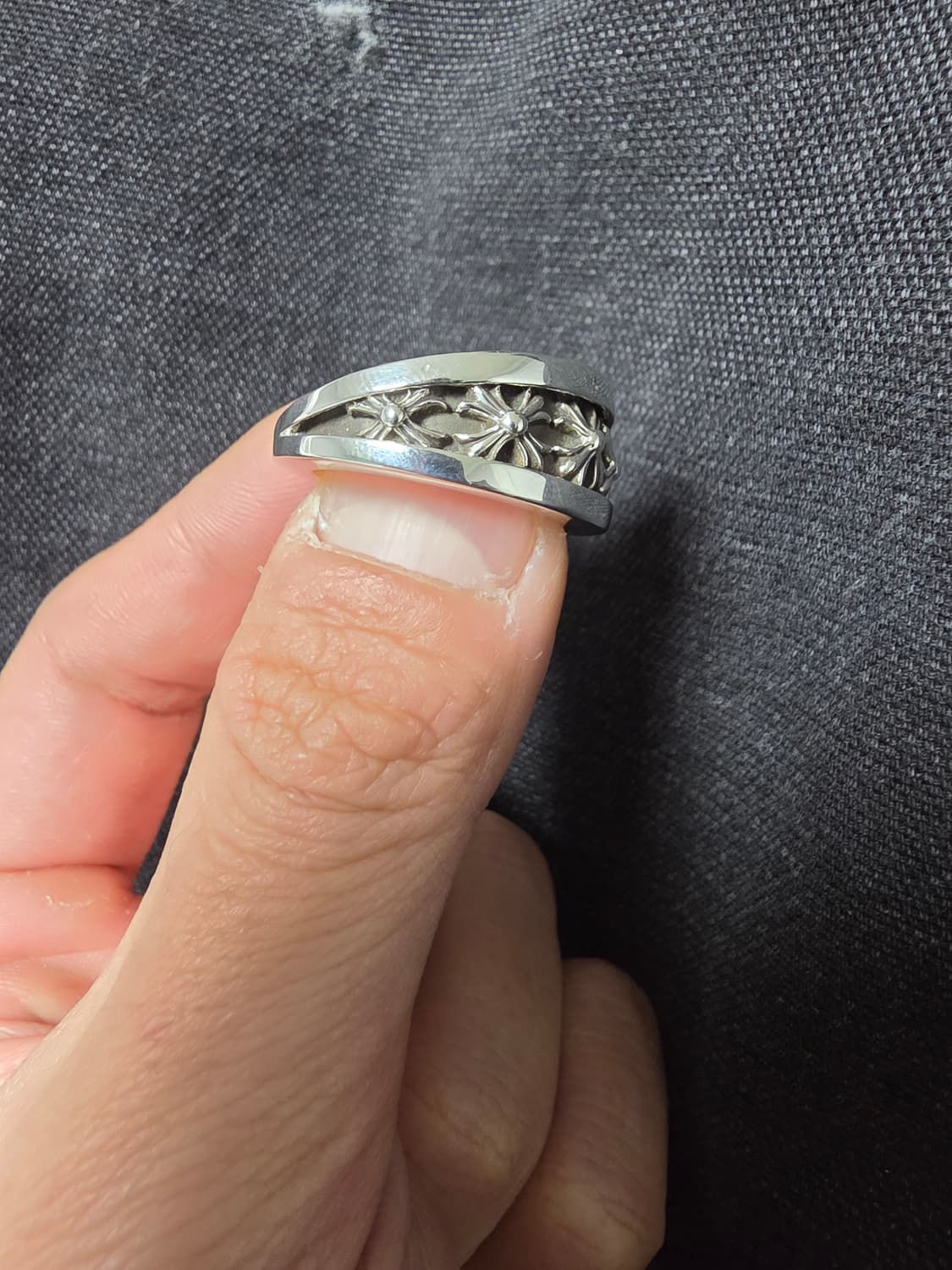 크롬하츠 v밴드링 us 10 상품이미지5