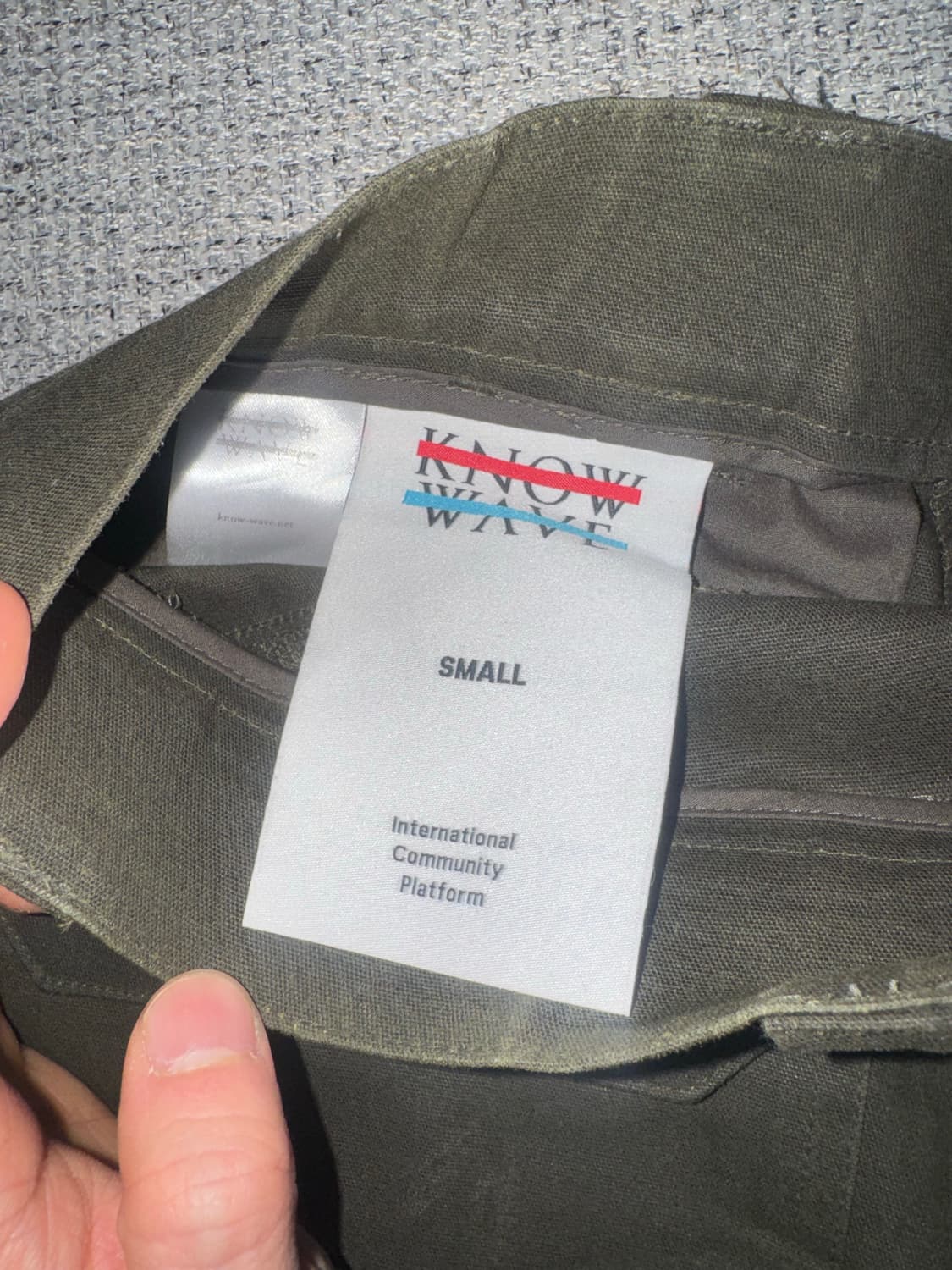 노우웨이브 왁스카고팬츠 상품이미지3