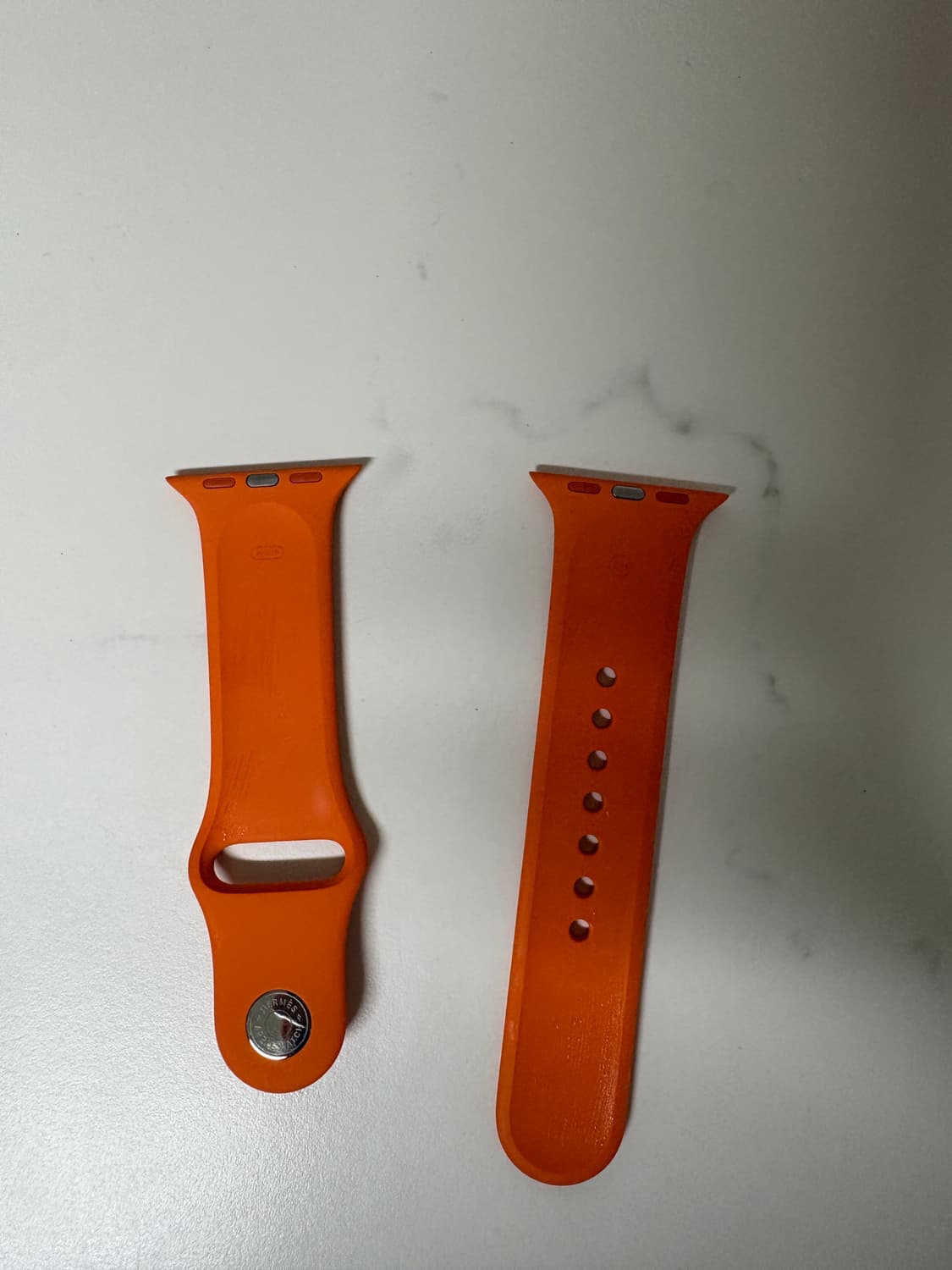 애플워치 에르메스 실리콘 스트랩 오랑쥬 스포츠 밴드 42mm 상품이미지3