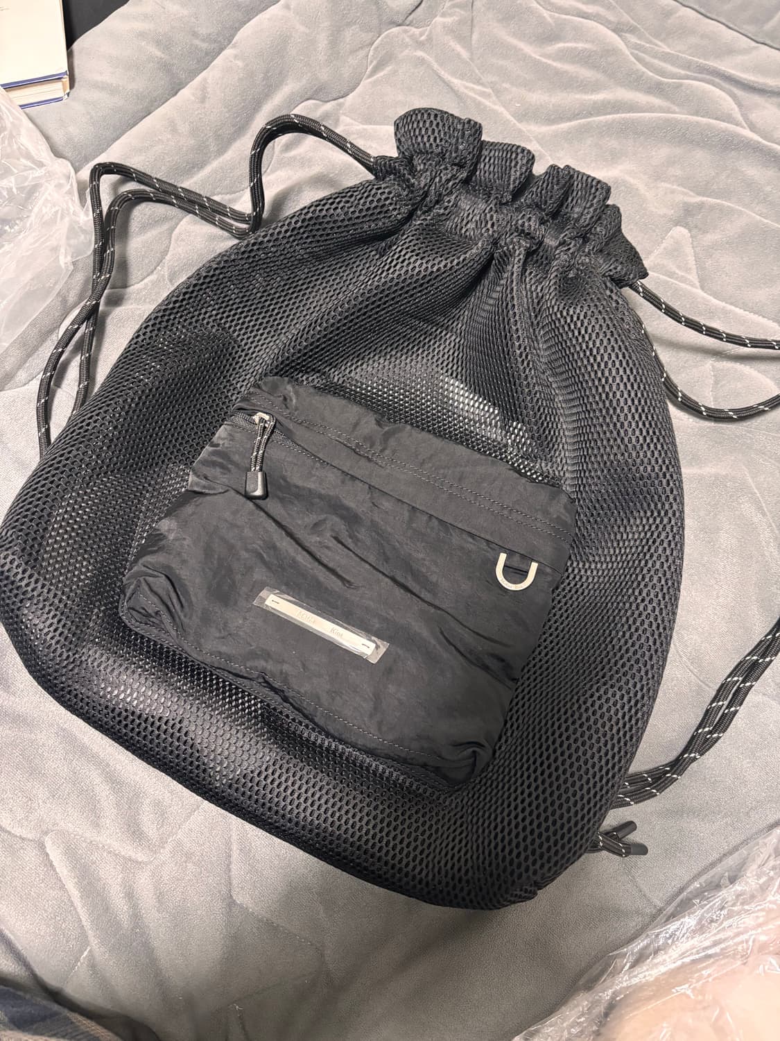 [새상품]마뗑킴 카고 메쉬 백팩 상품이미지3