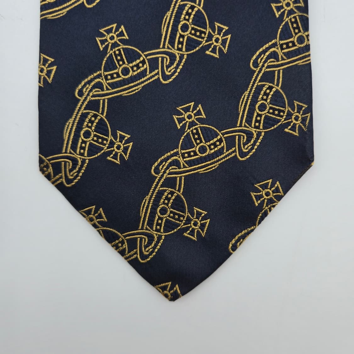 비비안 웨스트우드 실크 넥타이 [BCF10803_0332-08] 상품이미지6