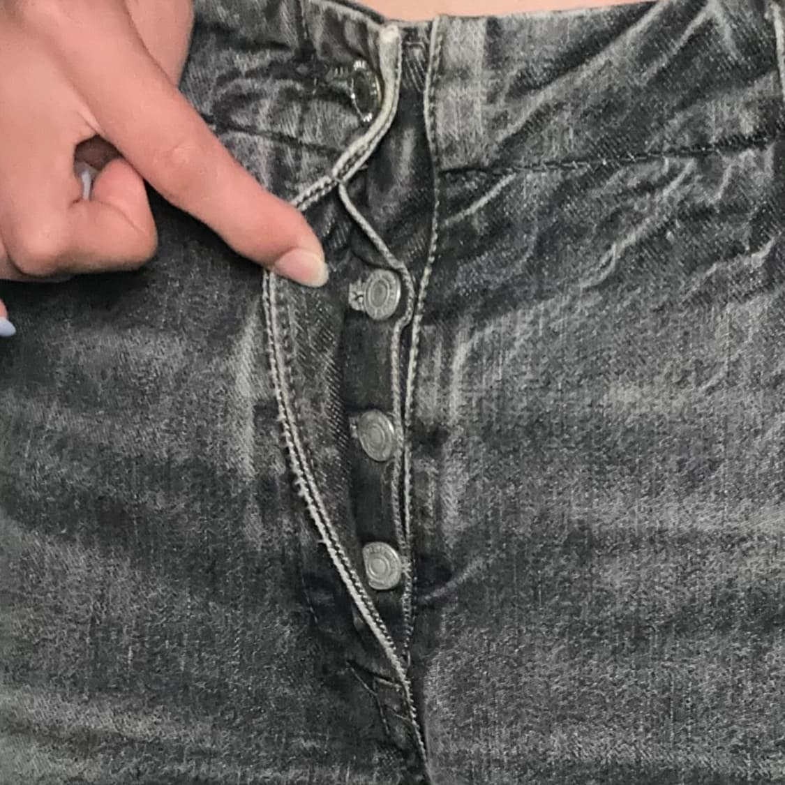 Whashing cargo demin pants 상품이미지4