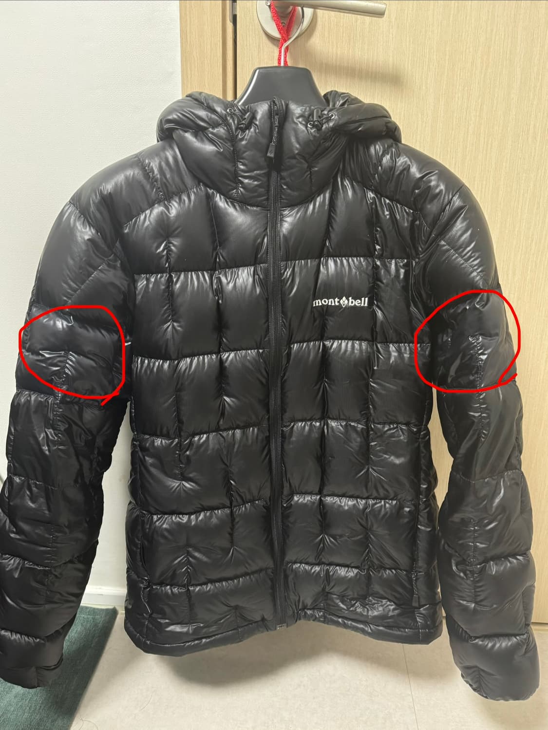 몽벨 플라즈마 1000 알파인 다운 파카 블랙 상품이미지7