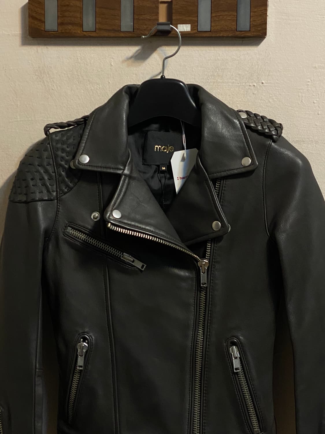 마쥬 레더 라이더 자켓 상품이미지2