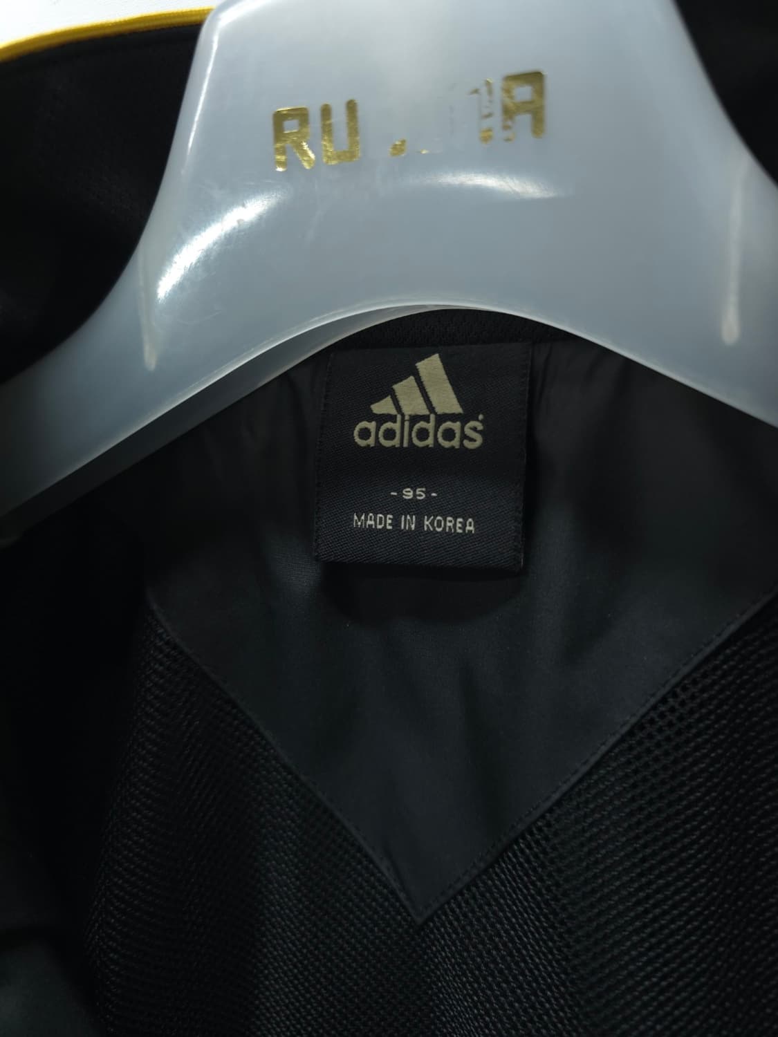 아디다스 여성 블랙 & 골드 윈드브레이커 (55~66) 상품이미지8