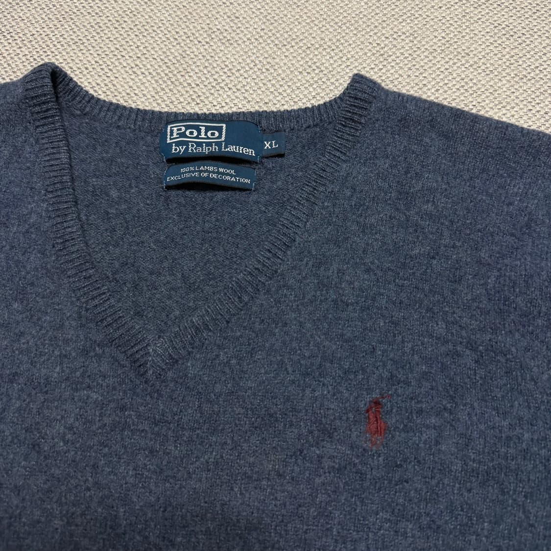 폴로 랄프로렌 램스울 브이넥 니트 상품이미지2