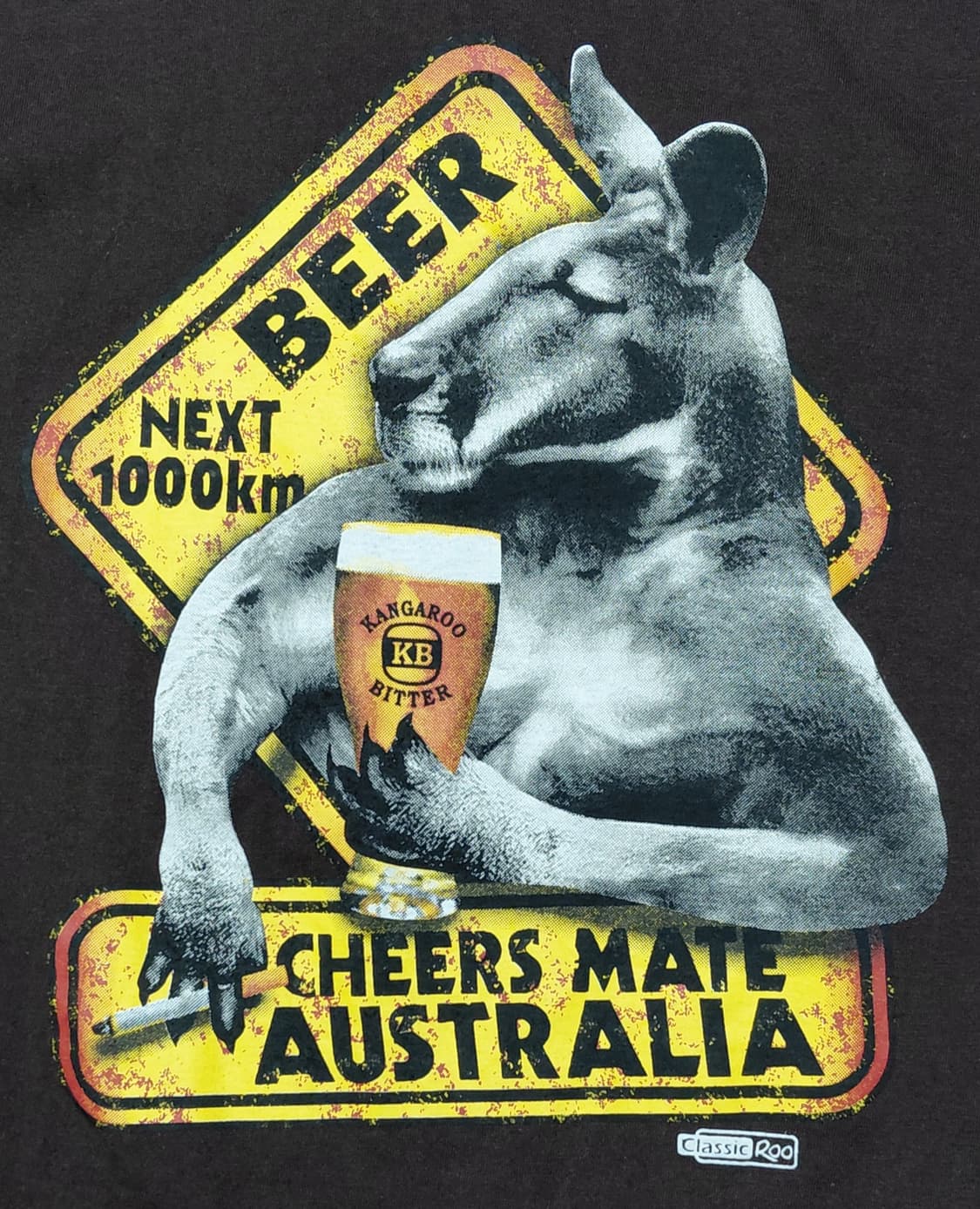 [M] 빈티지 호주 Classic Roo 'Cheers Mate' 반팔티 상품이미지4