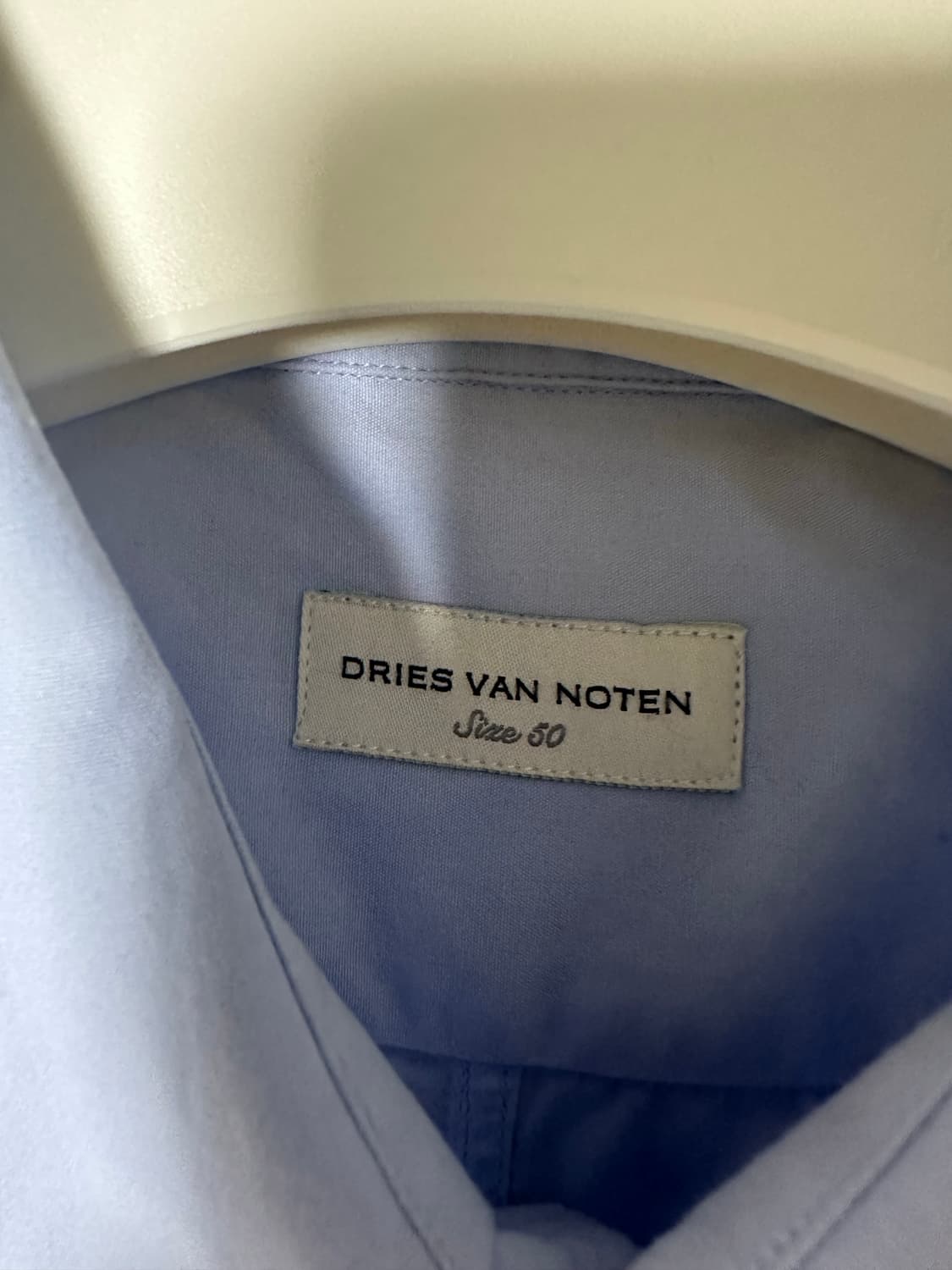 [50] 드리스 반 노튼 셔츠 스카이 블루 상품이미지5