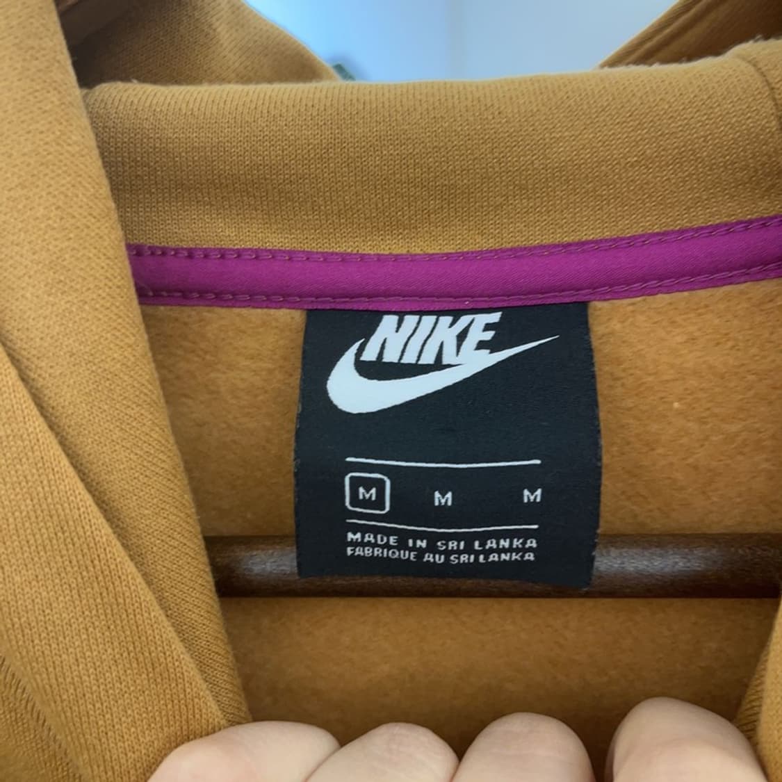 나이키 올드스쿨 레트로 스우시 크롭 기모 후드티 M C09464 상품이미지5