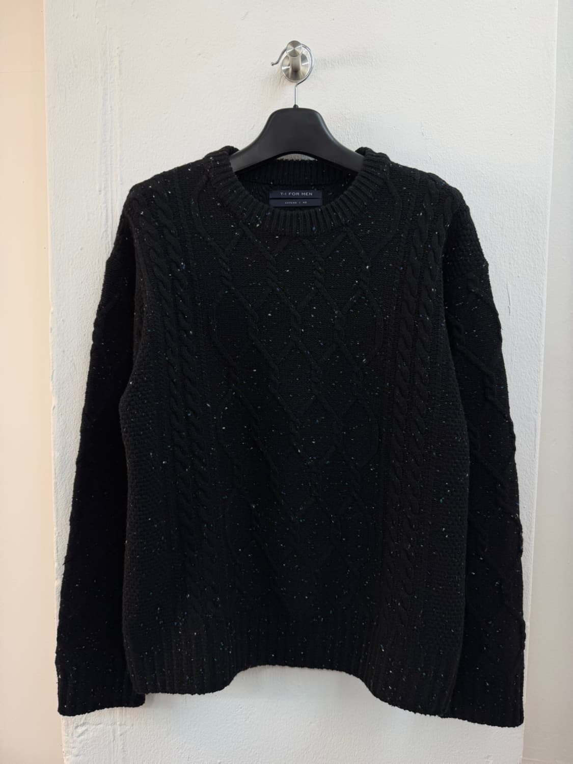 티아이포맨 케이블 크루넥 니트 상품이미지2