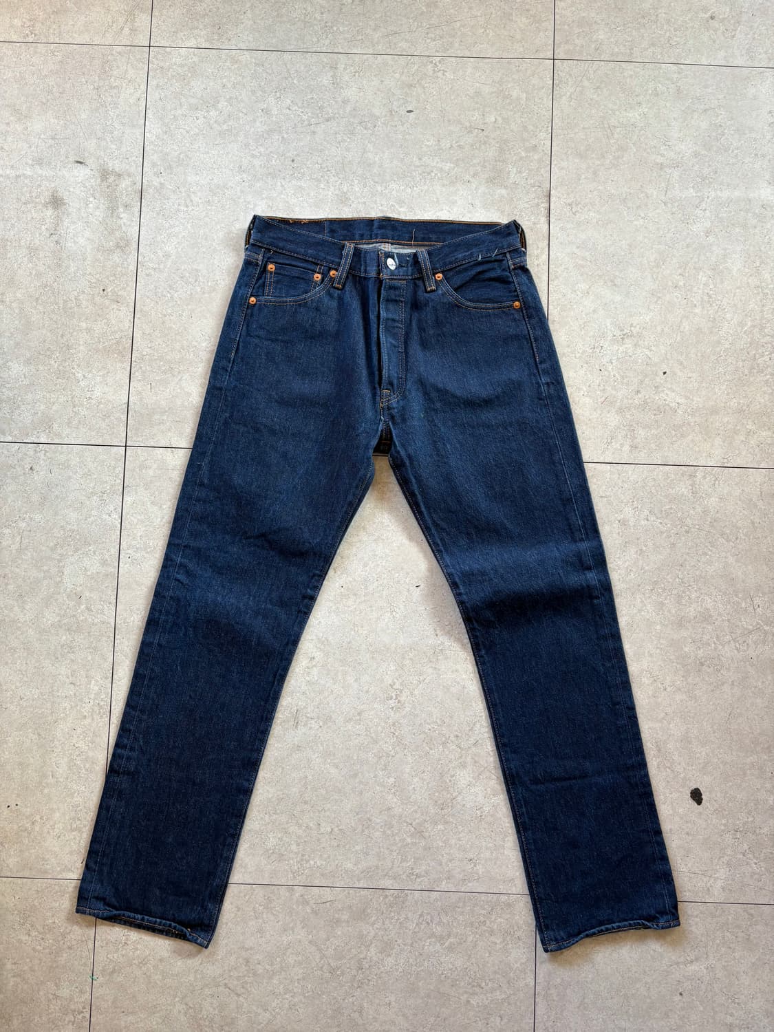 Levis 리바이스 501 진청 데님 팬츠 31X32 상품이미지2