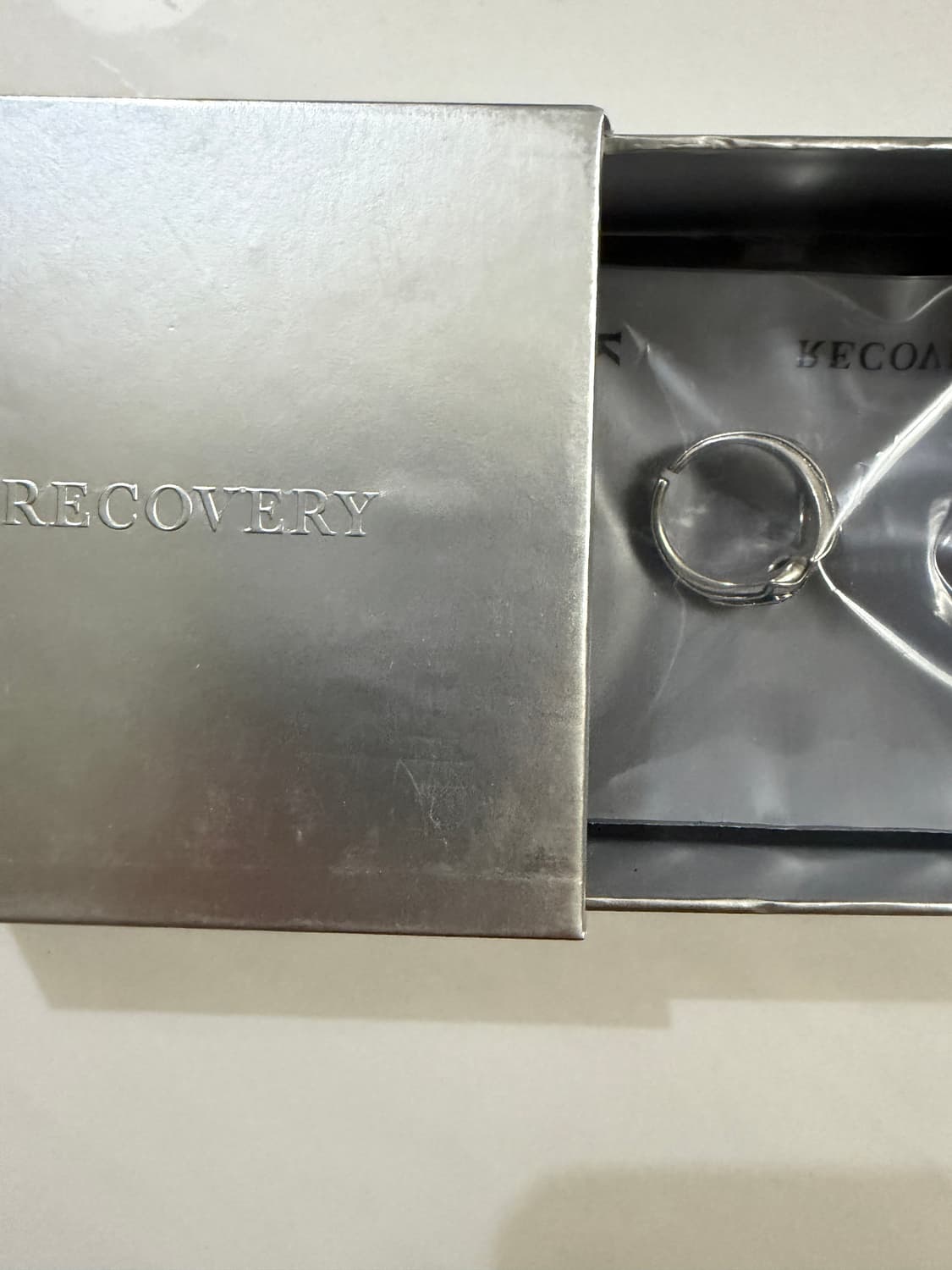 리커버리 X 케인켄헨 셀렉터 링 - 스털링 실버 상품이미지2