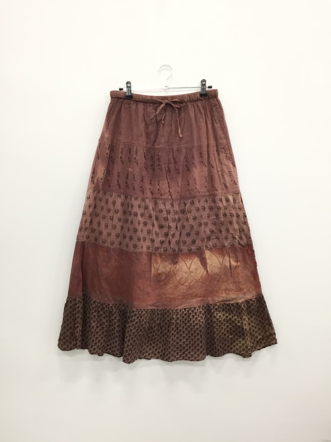 Jpn Mori Girl Earthy Brown Maxi Skirt 상품이미지4