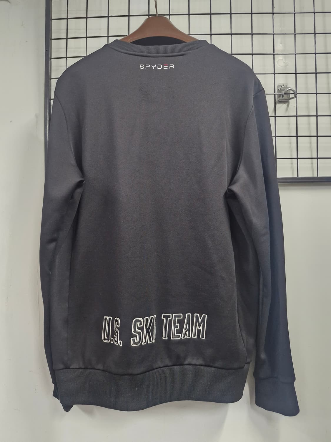 105XL 스파이더 US스키팀 패치 트레이닝 기모 맨투맨. 상품이미지6