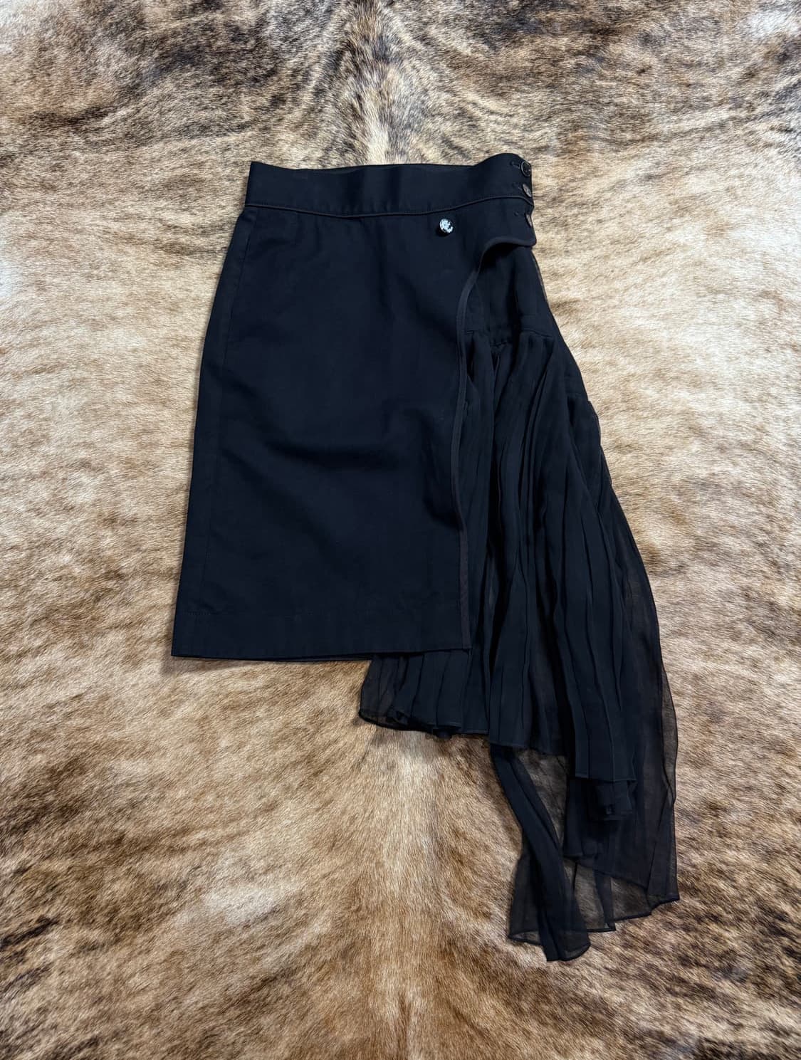 사카이 sacai  플리츠 랩 스커트  상품이미지1