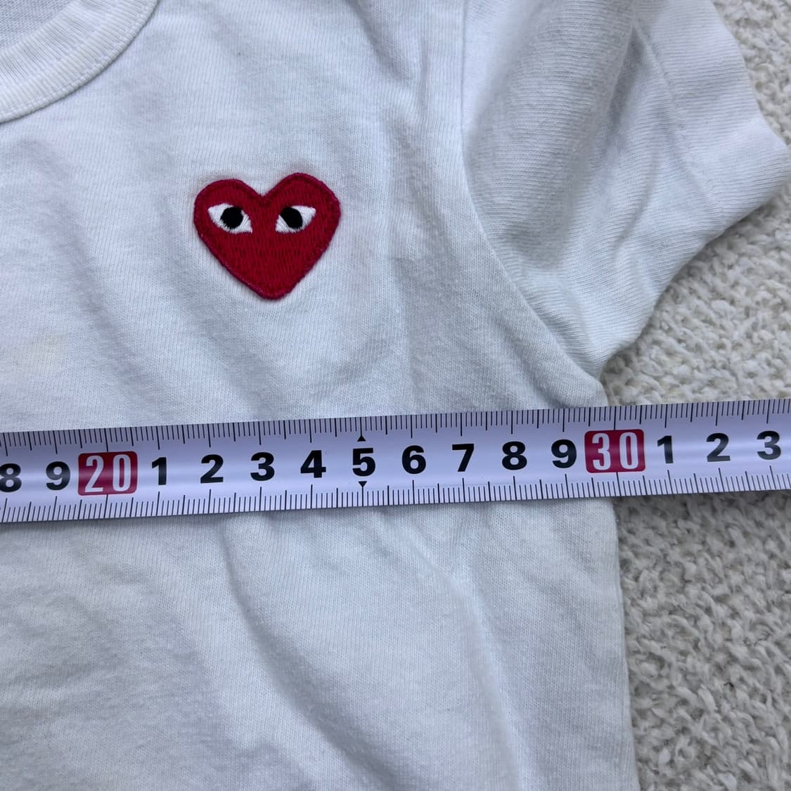 2 빈티지 키즈 하트 패치 반팔 티셔츠 0402E 상품이미지7