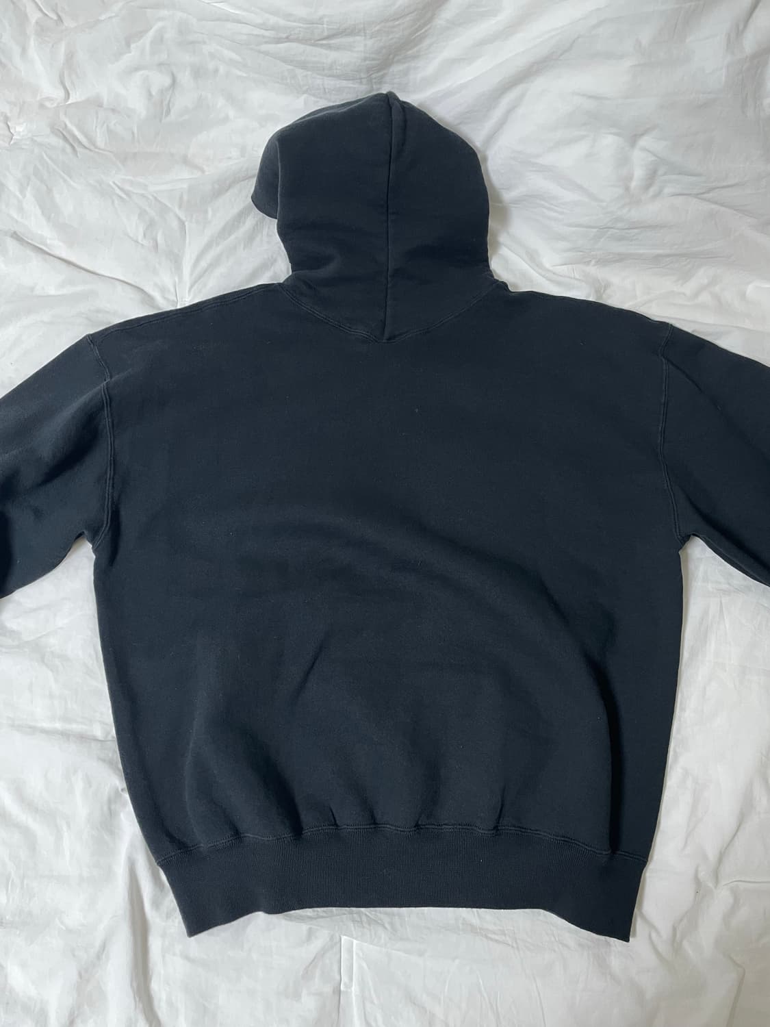 90s 러셀 에슬레틱 후드 블랙 상품이미지2