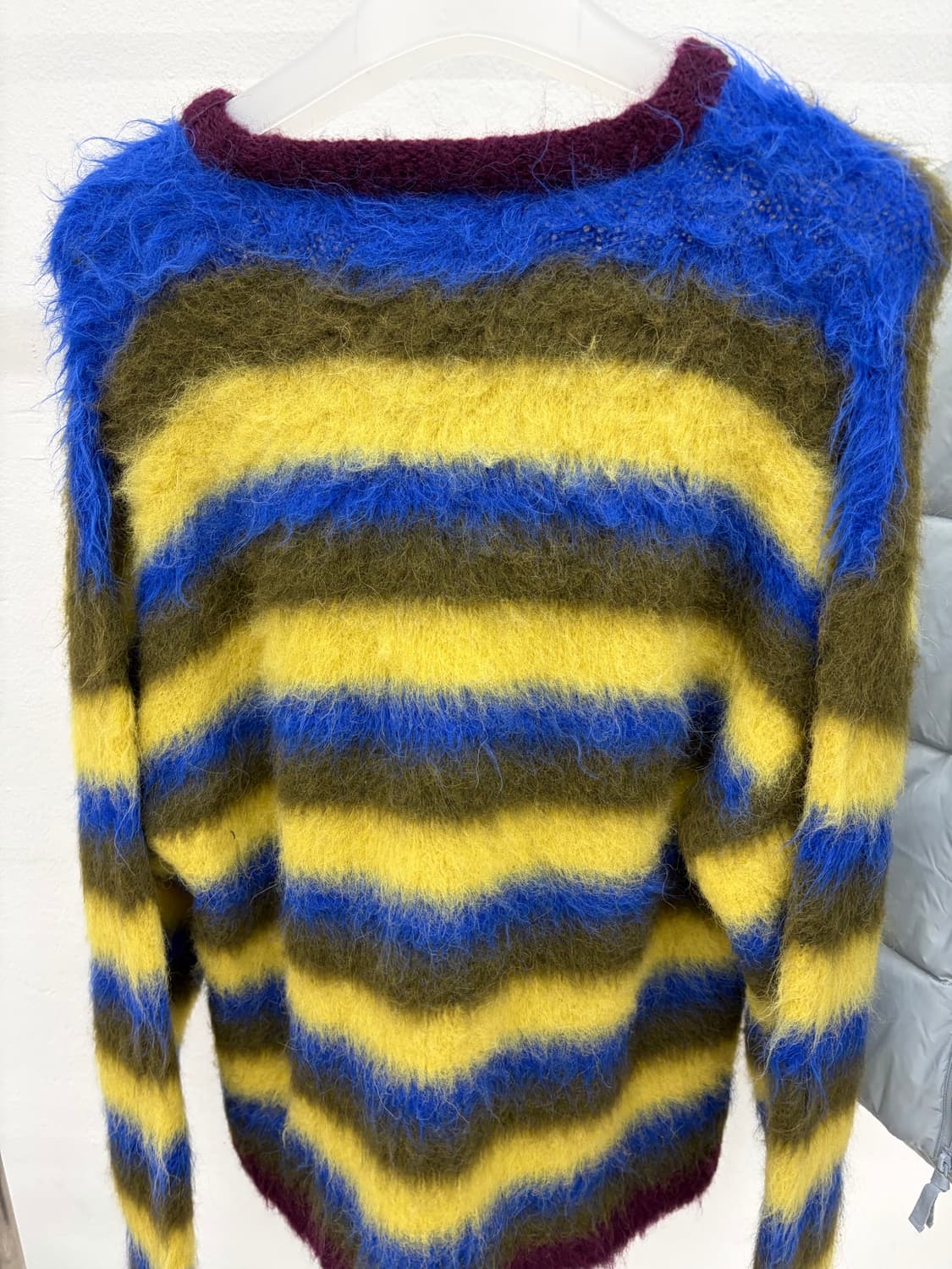 브레인데드 모헤어 텍스쳐 니트 L 상품이미지3