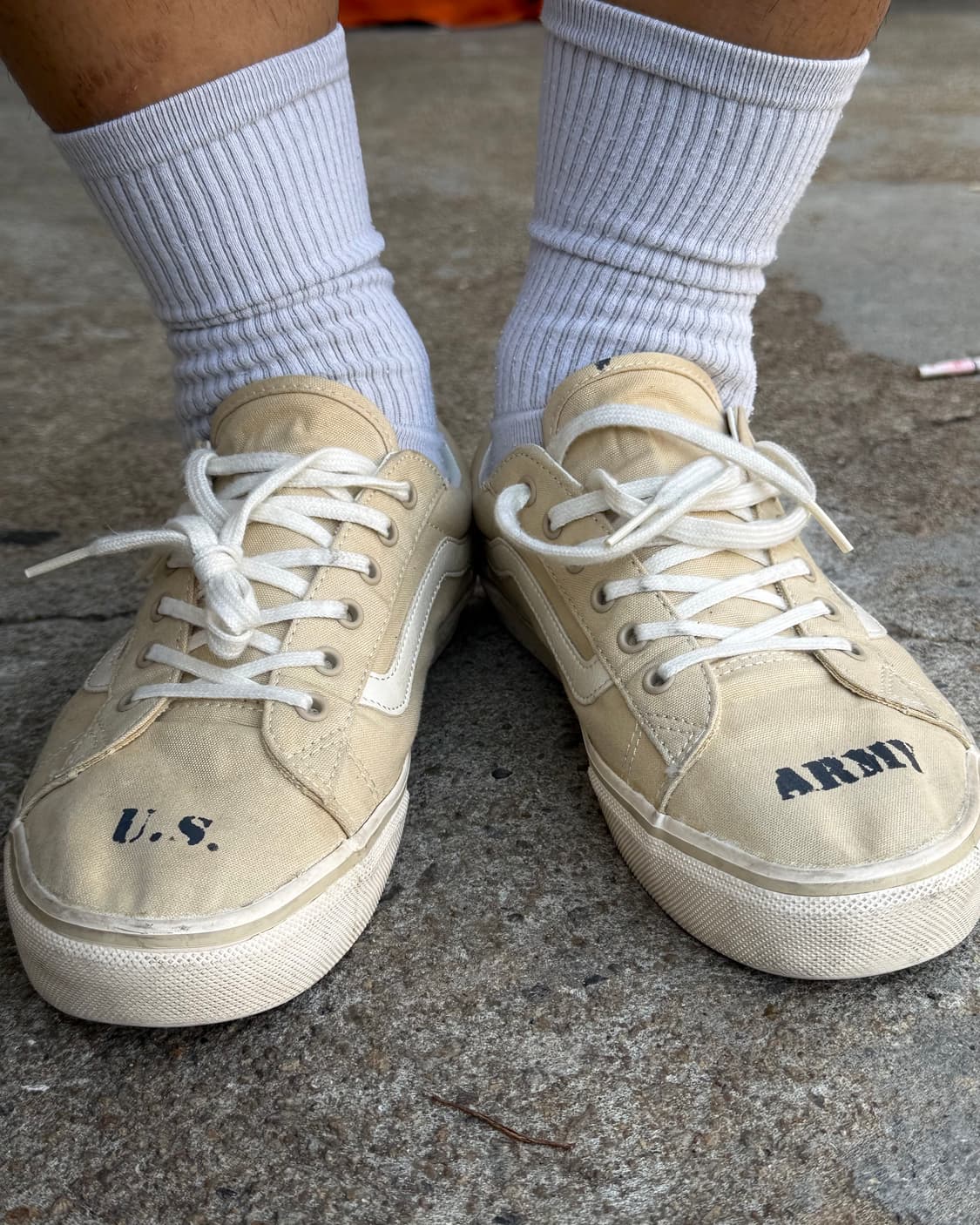 Vans 리퍼 V359CL+ 베이지 오프 화이트 US9 상품이미지8