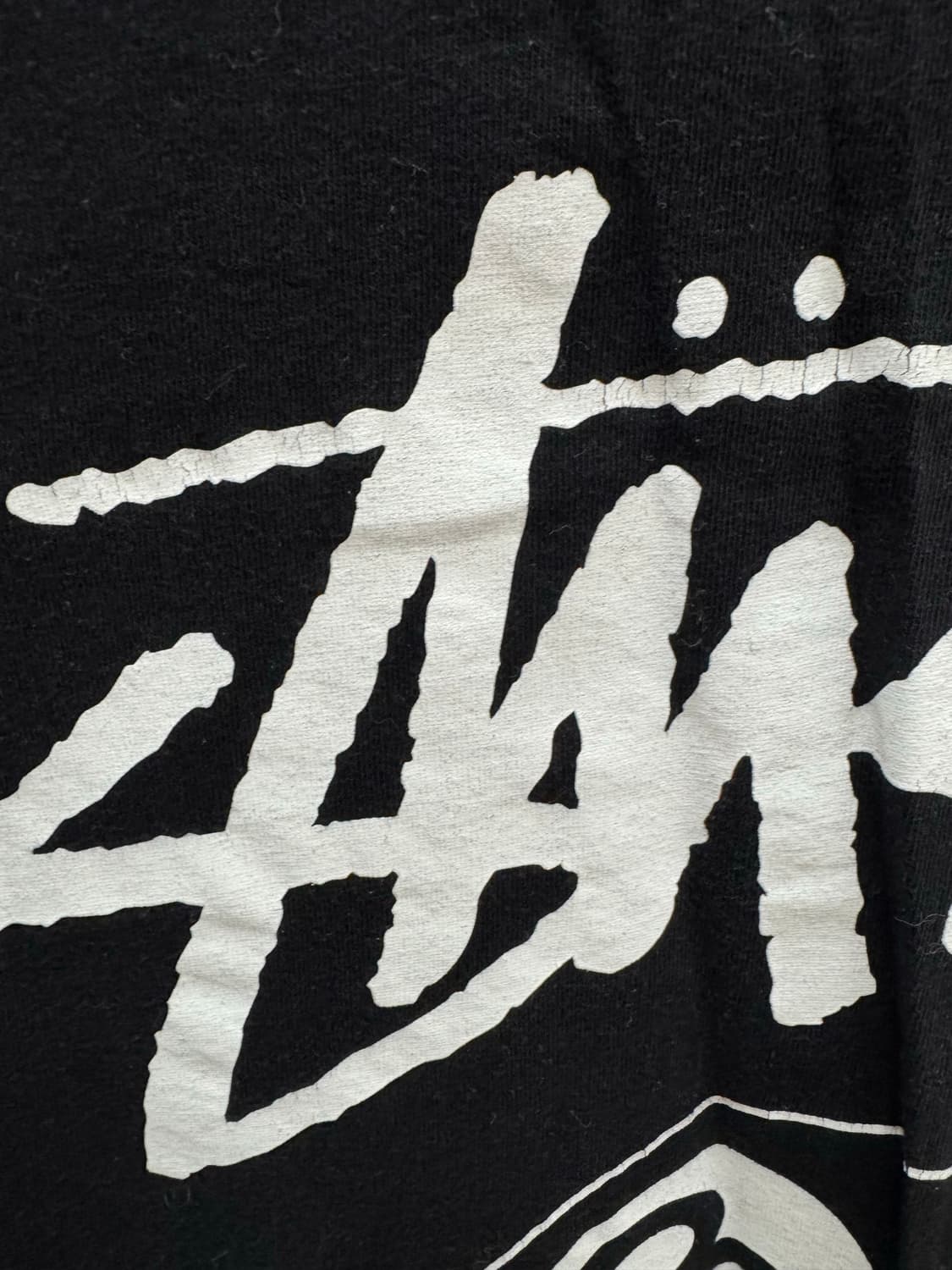 👕 Stussy N4 카모 그래픽 반팔 티셔츠 (Black) 상품이미지5