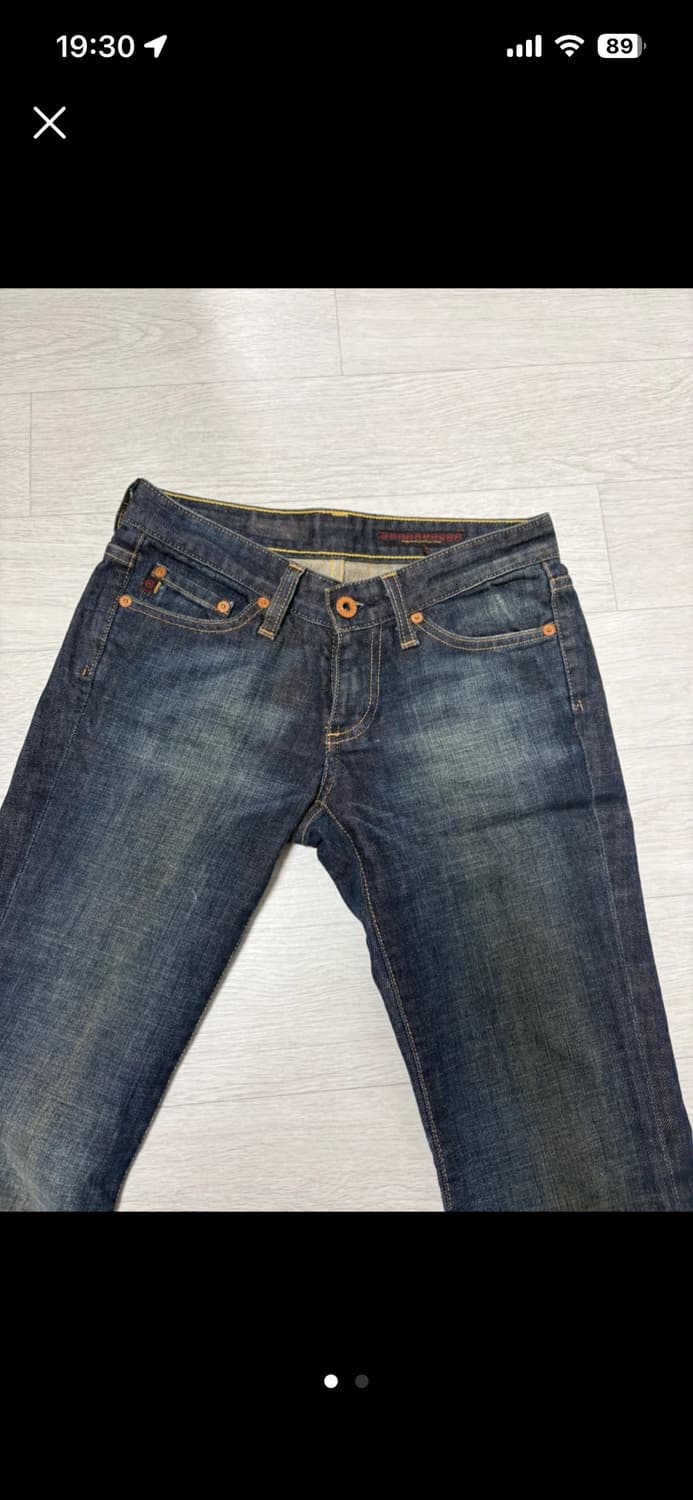 AG jeans) 빈티지 로우라이즈 부츠컷 데님 상품이미지1