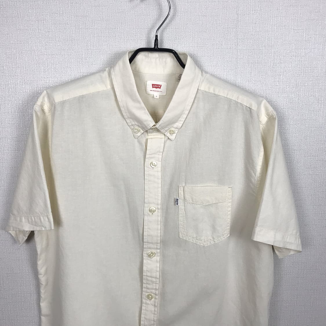 리바이스 Levi's 린넨 마 반팔 셔츠 남방 남성L 상품이미지3