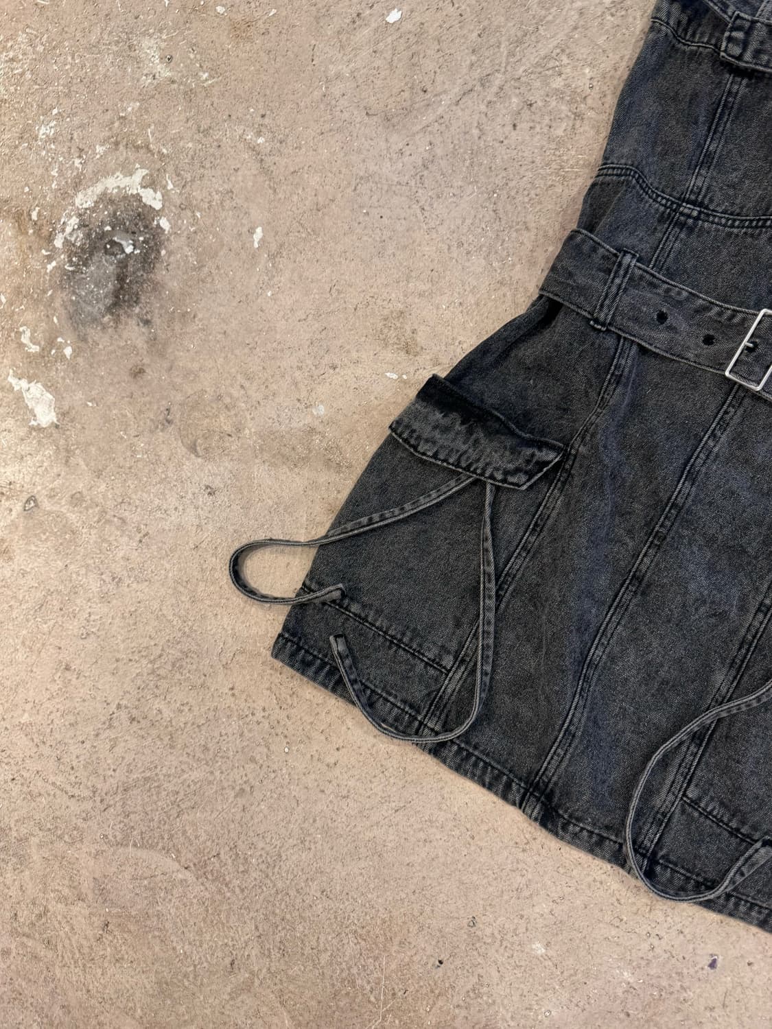 GRL 데님 탑 원피스 상품이미지4