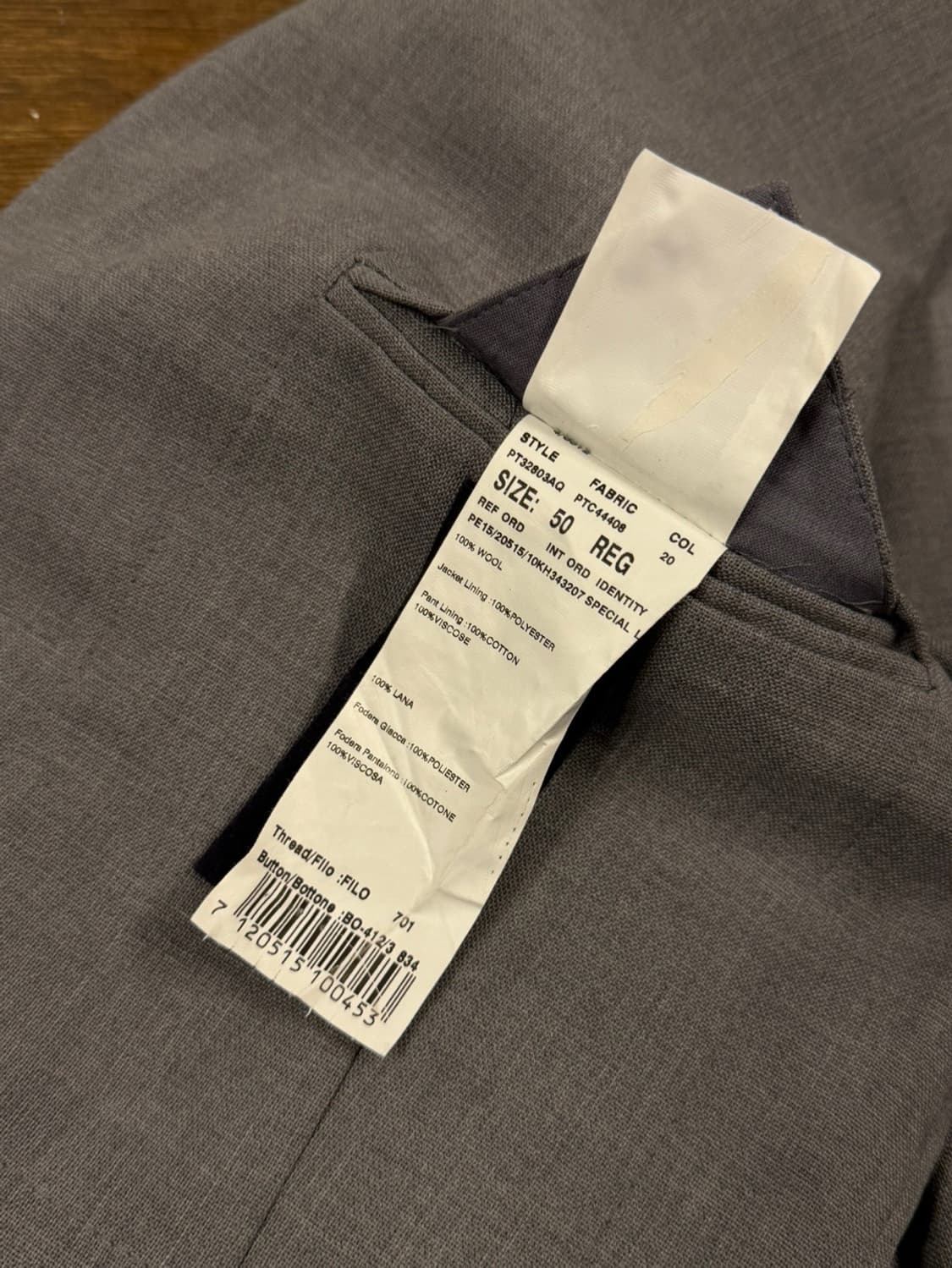 라르디니 수트 셋업 50 상품이미지10